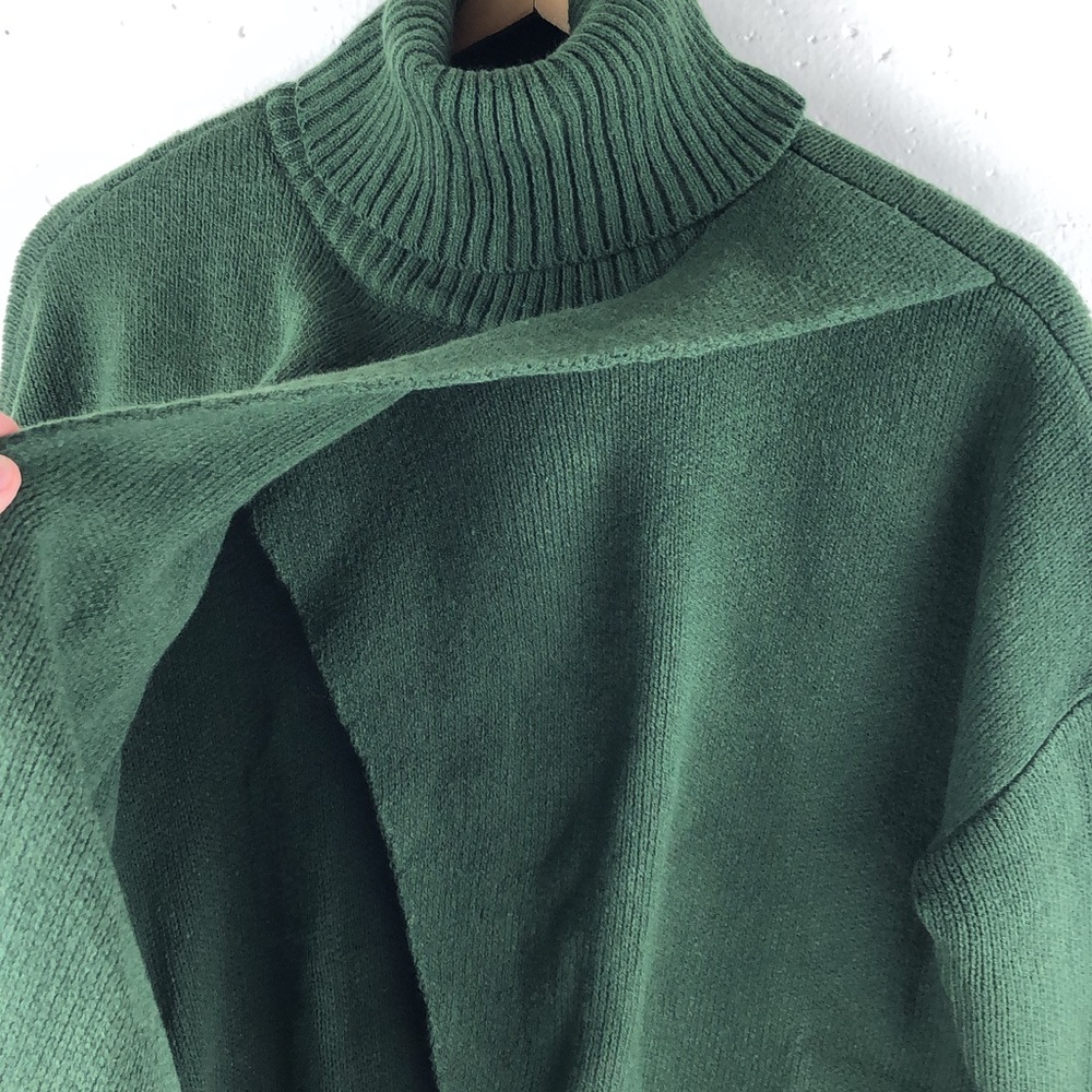 Turtleneck Sweater Open Tunic / Duster - image 6